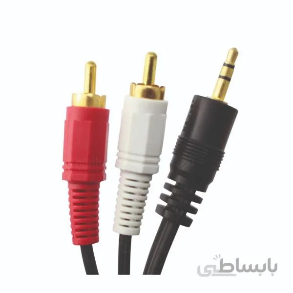 کابل 1 به 2 صدا اسپیکر AUX به 2 AV | کالاهای دیجیتال | لوازم جانبی