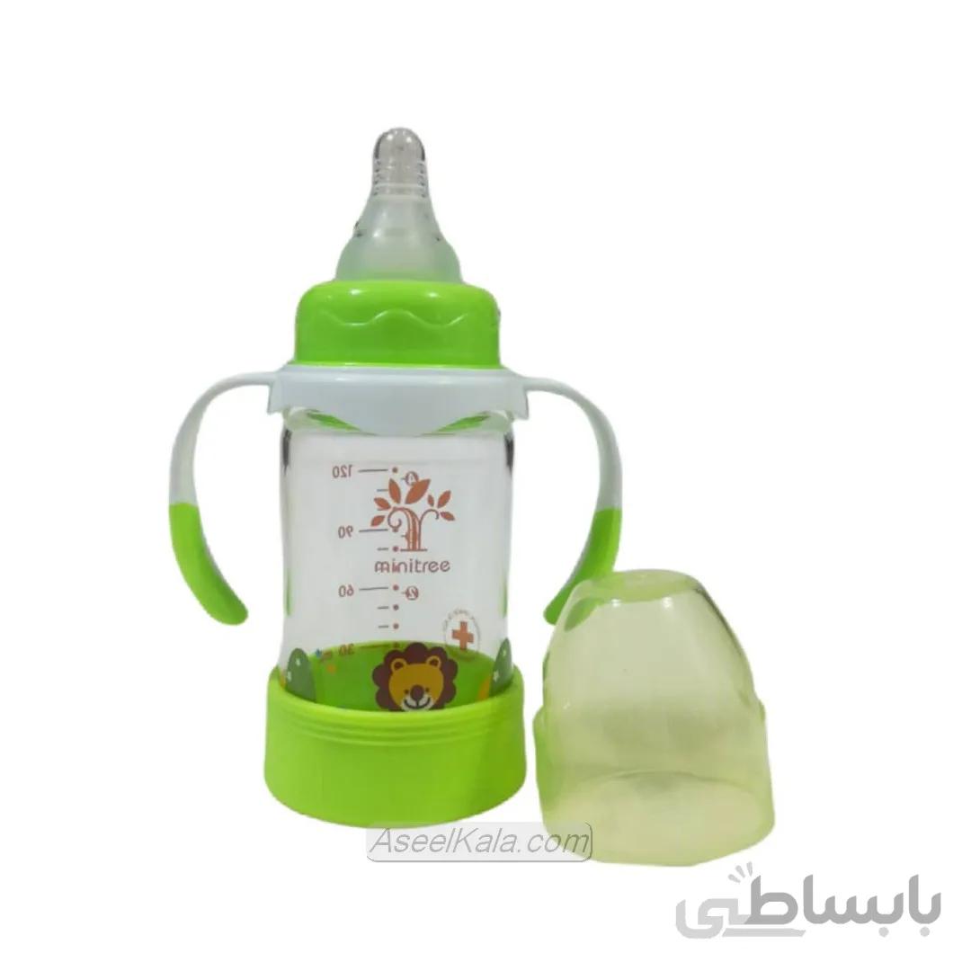 شیشه شیر شیشه ای مینی تری Minitree ظرفیت 120 میل