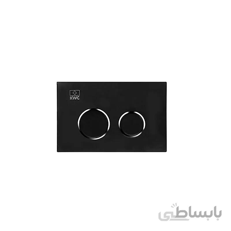 کلید فلاش تانک kwc مدل گرد مشکی