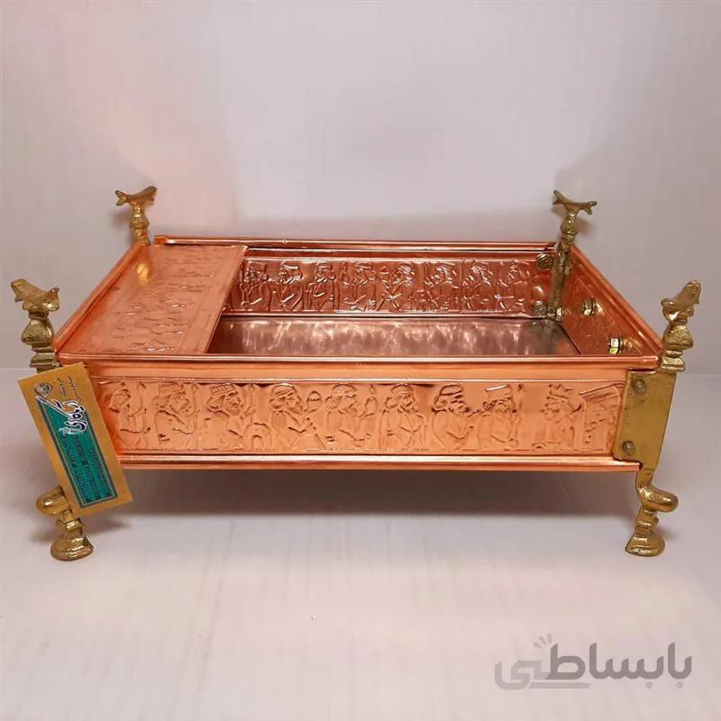 منقل ۴گوش مسی ۳۳*۲۳ کد 13263266440