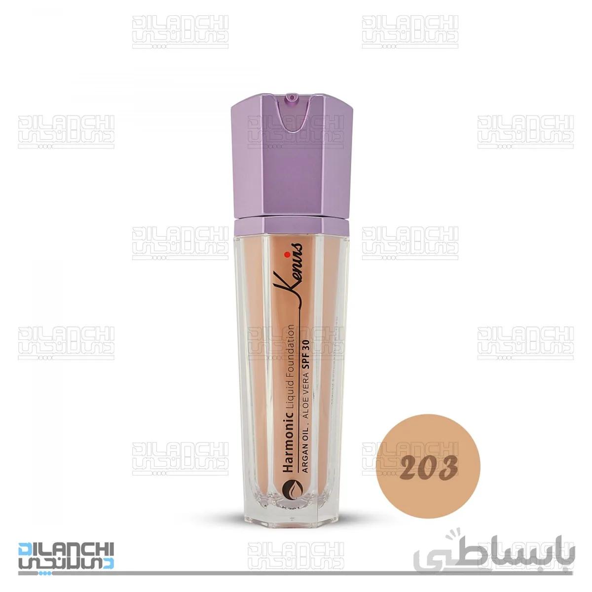 کرم پودر دوکاره کنویس ضد آفتاب SPF30 شماره 203