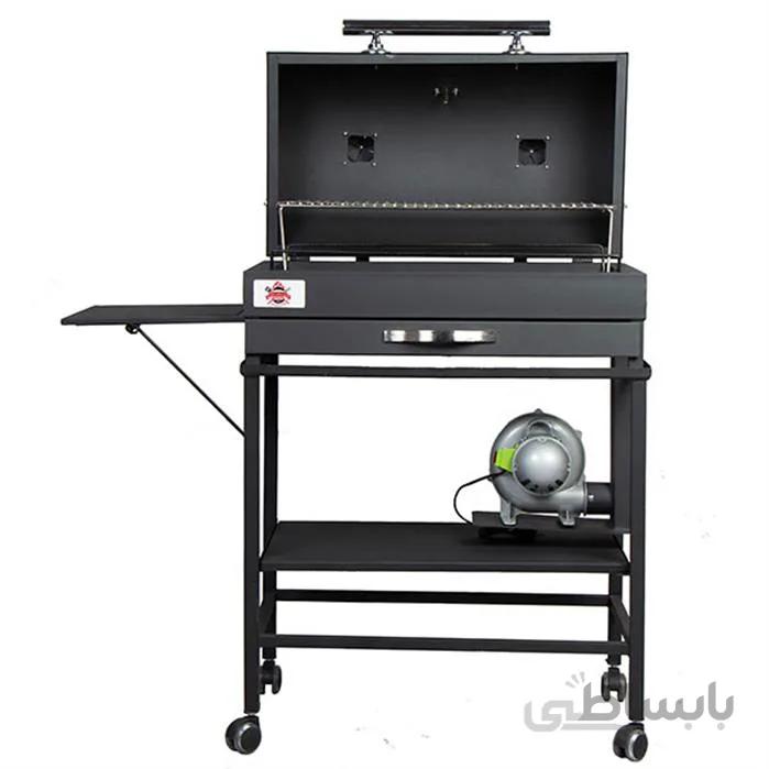 کباب پز ذغالی حسینی مدل سپهر ا ابعاد : 40 × 70 سانتی متر