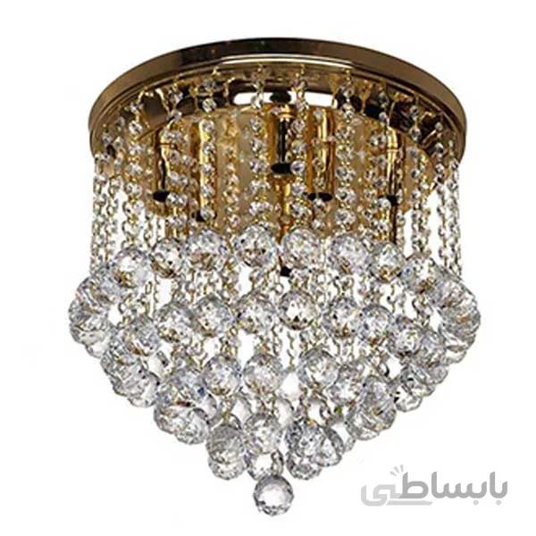 لوستر سقفی کریستالی چشمه نور کد 6638/40A