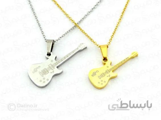 گردنبند جفت گیتار-zarrin-n-68