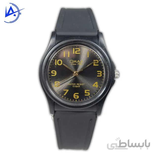 ساعت مچی مردانه OMAX ضد آب مشکی کد 14078