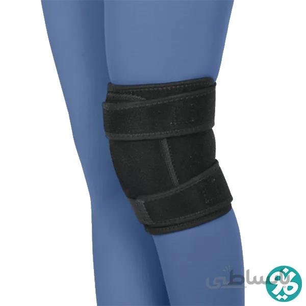 زانوبند ورزشی پد دار طب و صنعت کد 41300 ا Neoperene Knee Support with springs