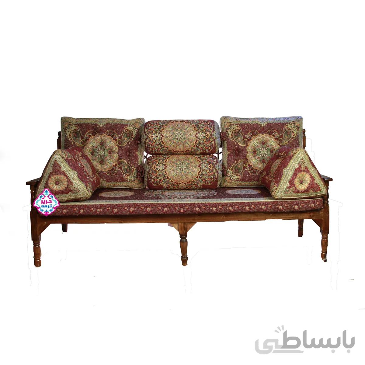 سرویس ۵ تکه شاه نشین کنار مخمل قرمز کد 410532