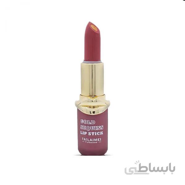 رژ لب تایلامی با مغز طلایی سری GOLD SEQUINS کد 09
