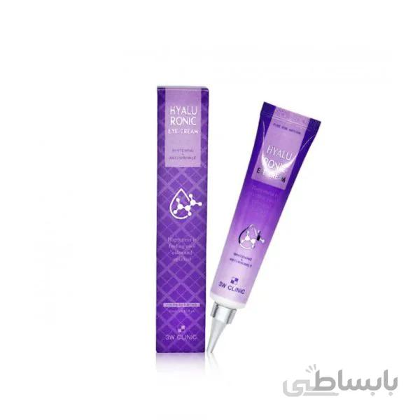 کرم دور چشم هیالورونیک اسید 3wclinic ا 3WCLINIC HYALURONIC ACID EYE CREAM