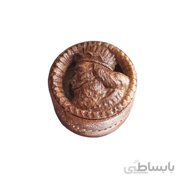 جعبه چوبی جواهرات منبت کاری با طرح هخامنشی