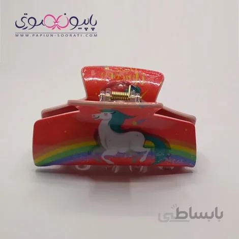 کلیپس مو یونیکورن قرمز