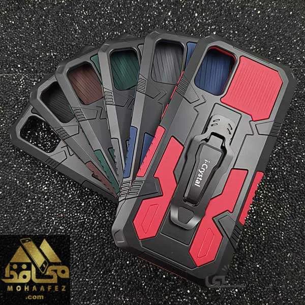 قاب ضد ضربه ی سامسونگ Galaxy A02s هولدر دار کد SA377