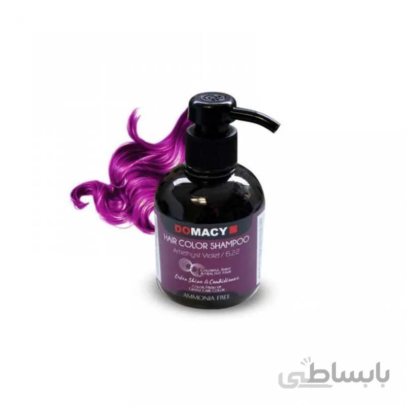 شامپو رنگساژ دوماسی شماره 6.22 (بنفش آماتیس)