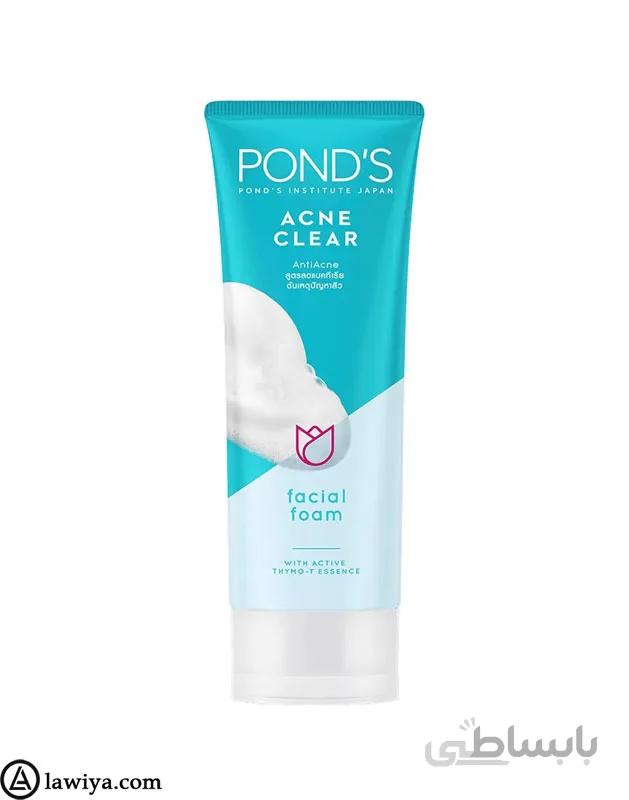 فوم شستشوی صورت ضد آکنه پوندز اصل آمریکا مدل Ponds Acne Solution