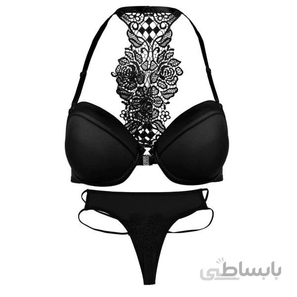ست شورت و سوتین آنیل 4683Meshki