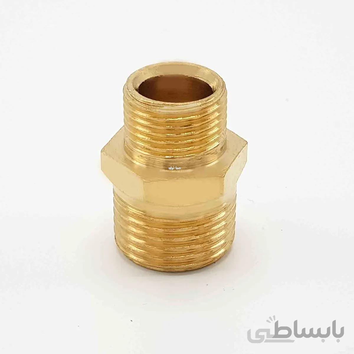 مغزی 1/2 به 3/8 برنجی
