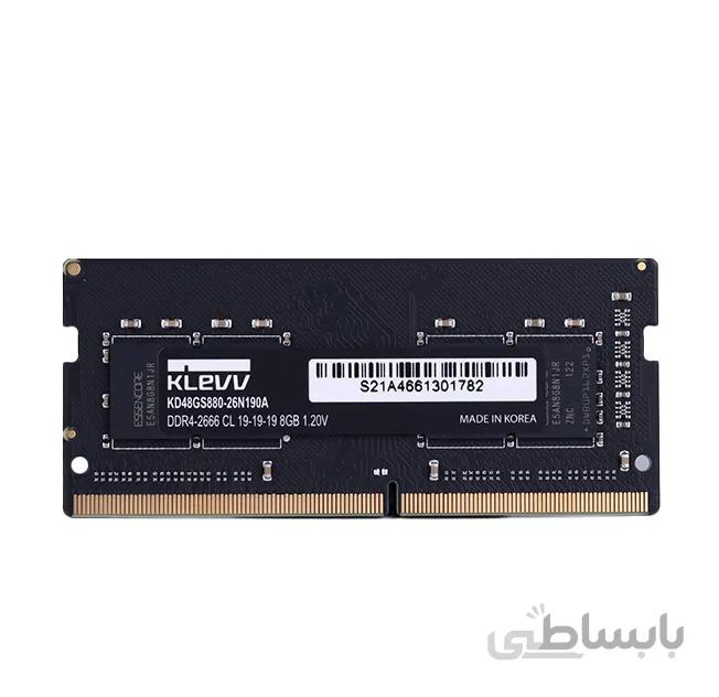 رم لپتاپ DDR4 کلو 2666MHz مدل KLEVV KD48GS880-26N190A ظرفیت 8 گیگابایت