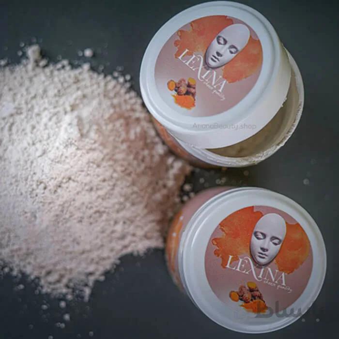 ماسک گچی زردچوبه لکسینا