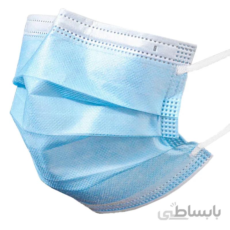 ماسک آبی سه لایه پرشین با فیلتر ملت بلون ۵۰ عددی ا Blue Three Layer face mask