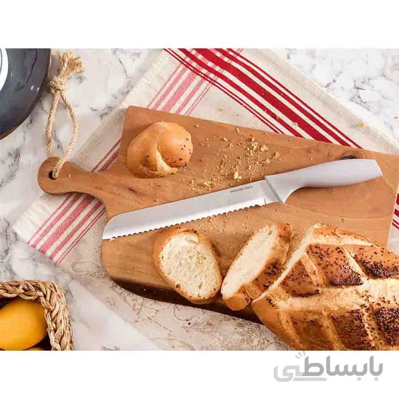 چاقو برش نان مدل Nancy Gri مادام کوکو