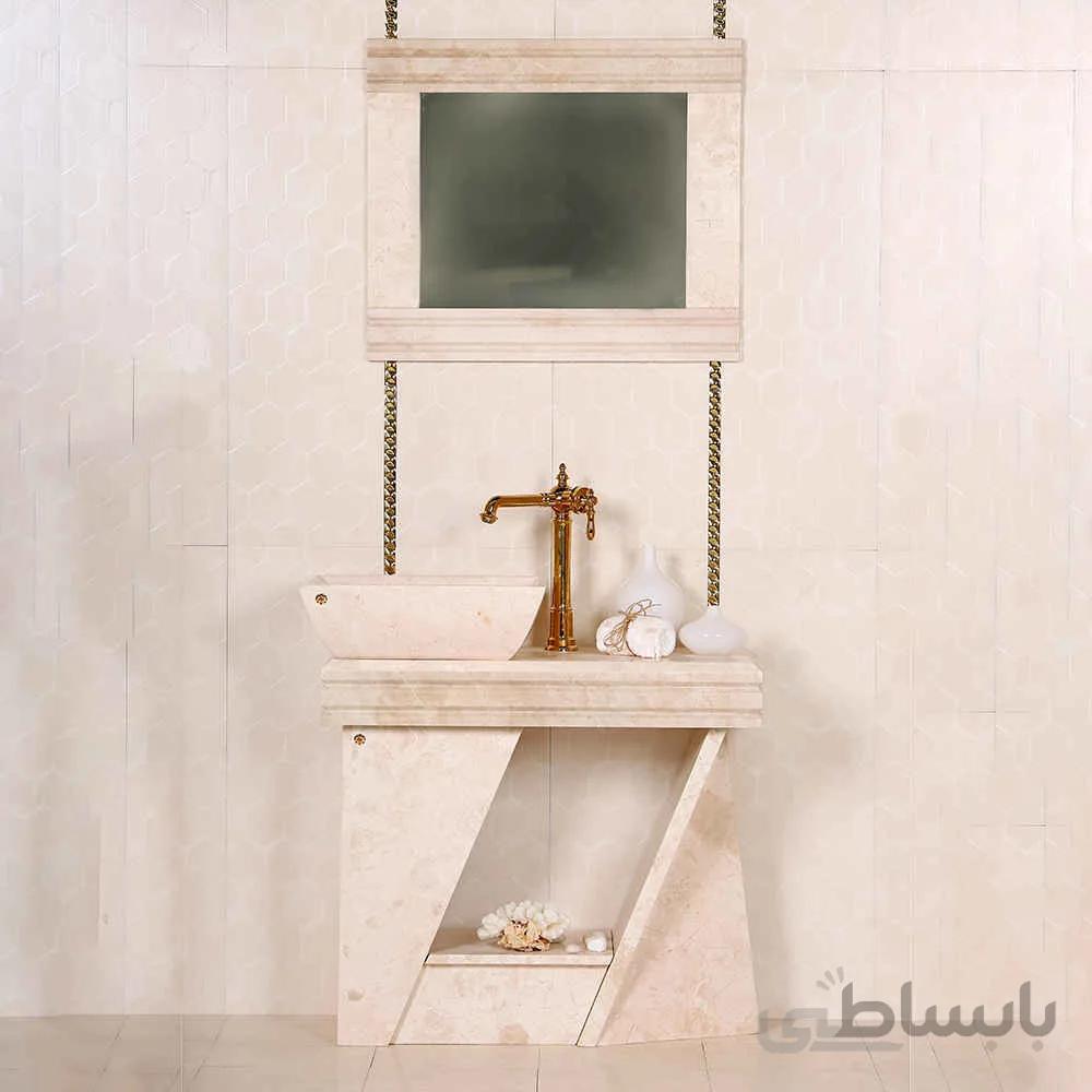 ست کامل روشویی دماوند مرمریت کیمیا