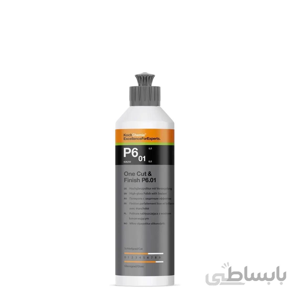 پولیش تک مرحله ای کوکمی 250میل P6 Koch Chemie One Cut & Finish
