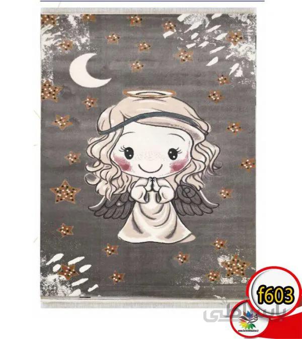 فرش کودک دخترانه کد F603