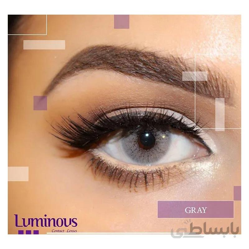 لنز رنگی سالیانه لومینوس LUMINOUS رنگ خاکستری Gray – هفت قلم کالا