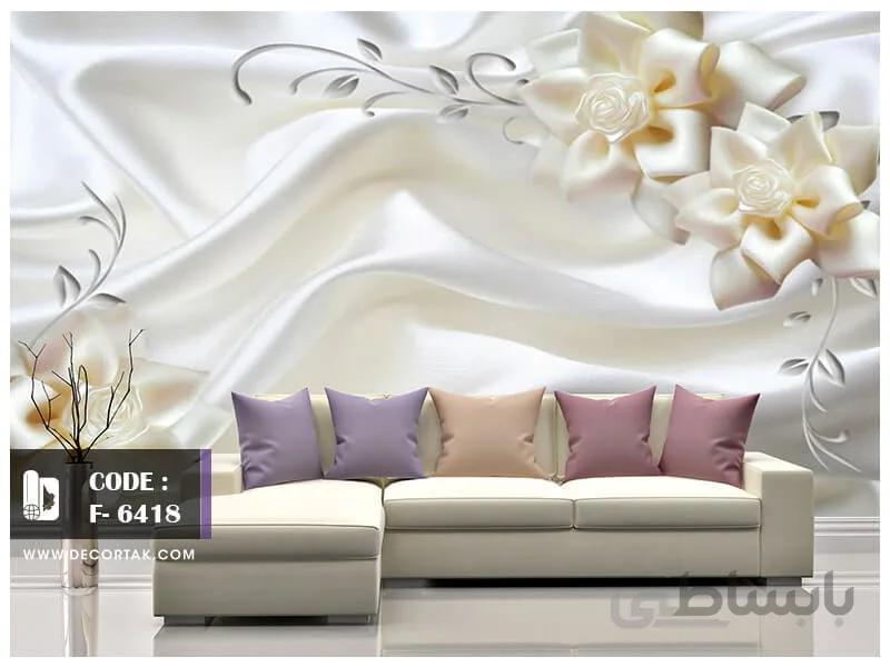 پوستر دیواری گل کد F-6418