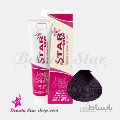 رنگ موی شرابی متوسط شماره 4.20 استارليدی حجم 120 ميلی لیتر