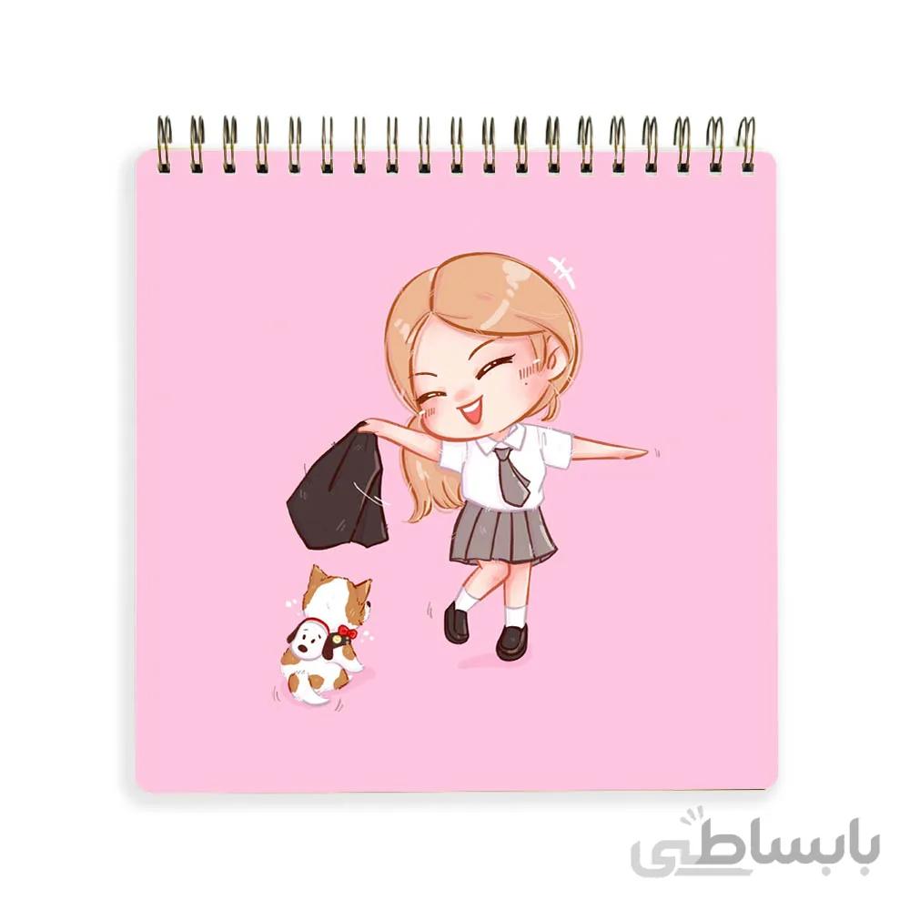 دفترچه يادداشت black pink کد 10100219