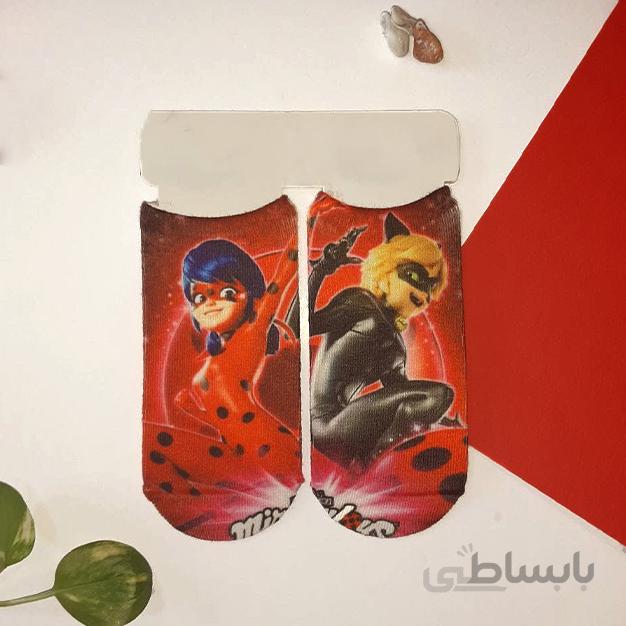 جوراب کودک مدل دختر شگفت انگیز