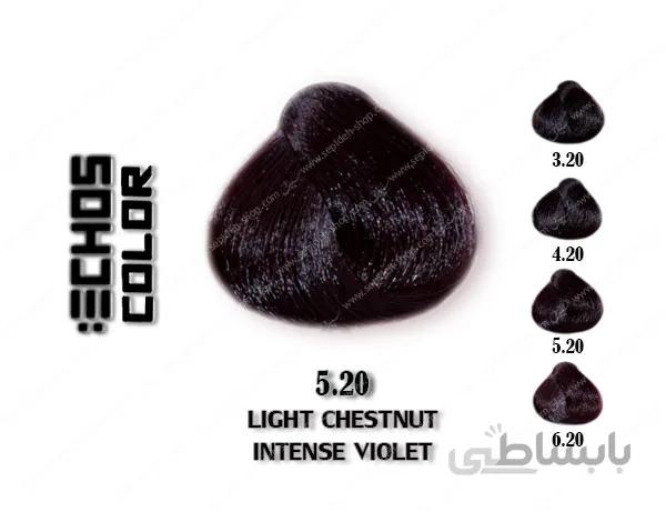 رنگ مو اچ اس لاین شرابی شدید روشن 5.20