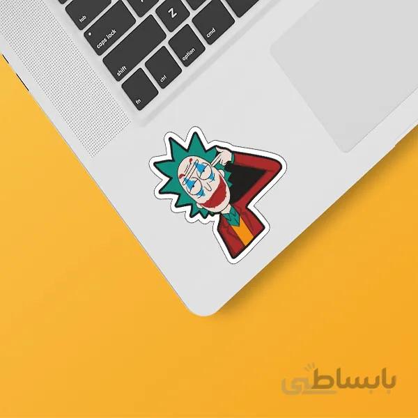 استیکر لپ تاپ طرح Rick07