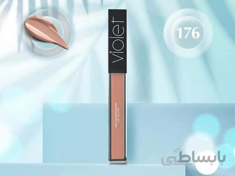 رژلب مایع ویولت Violet ضدآب شماره 176