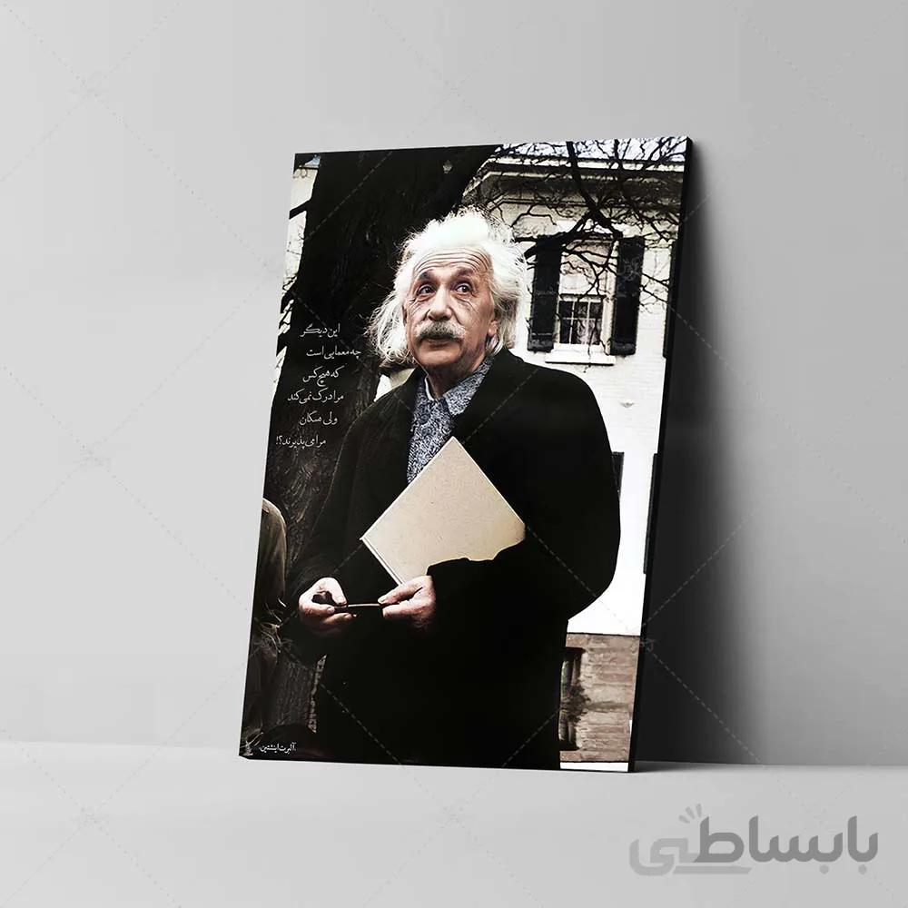 تابلو شاسی آواویز مدل آلبرت اینشتین کد 4G406