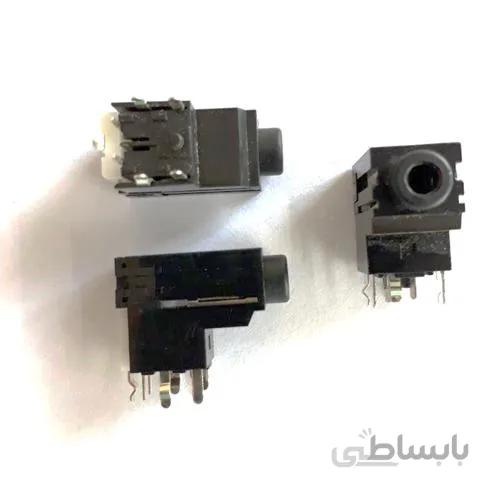 جک AUX 3.5mm زاویه 90 درجه 7 پایه