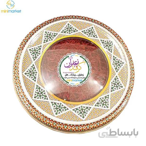 زعفران سوپر سرگل – نیم مثقال ا زعفران سوپر سرگل طرح خاتم
