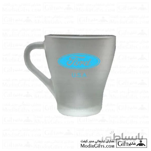 لیوان شیشه ای یخی تبلیغاتی ۱۷۲
