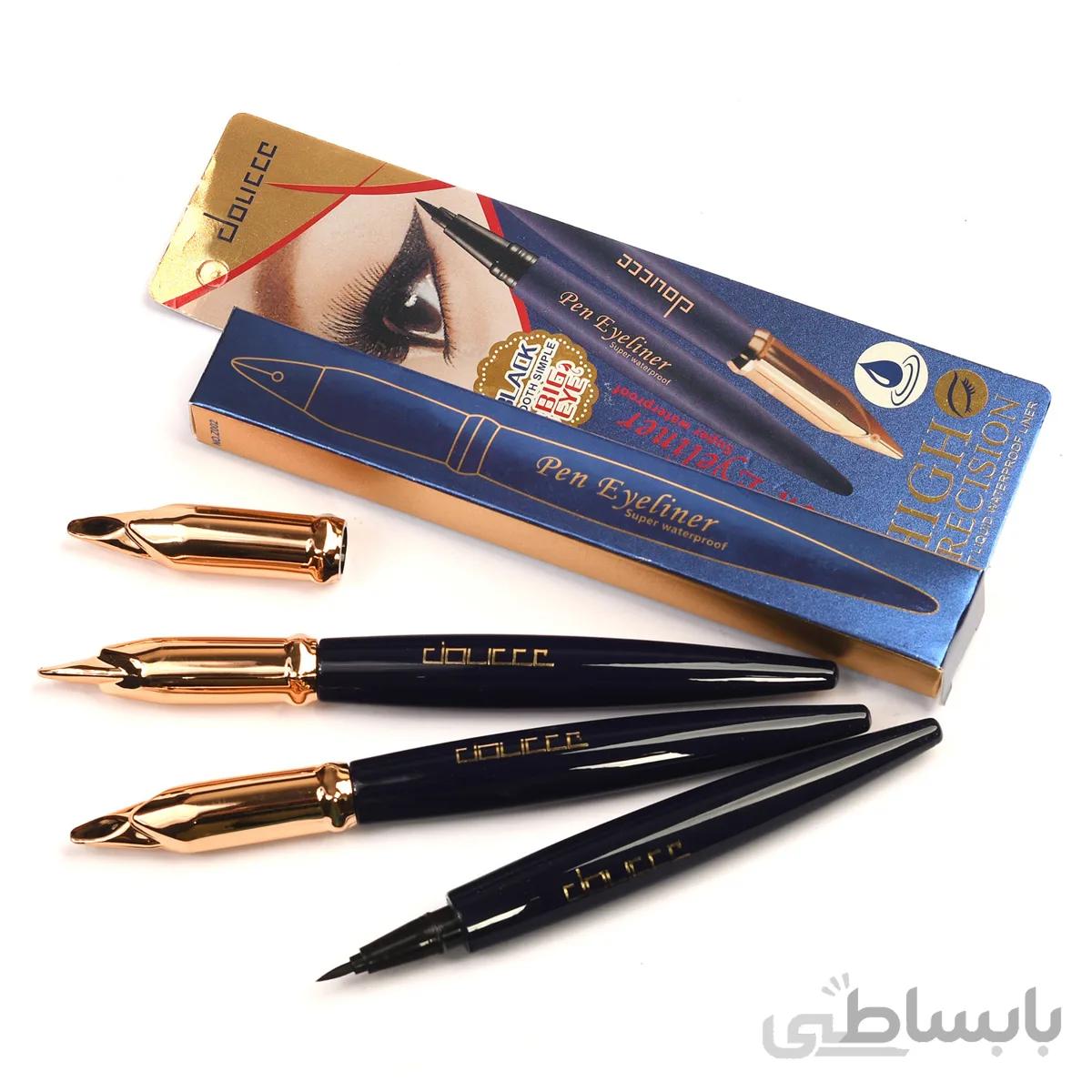 خط چشم ماژیکی پوکه آبی دوسه doucce مدل HIGH PRECISION