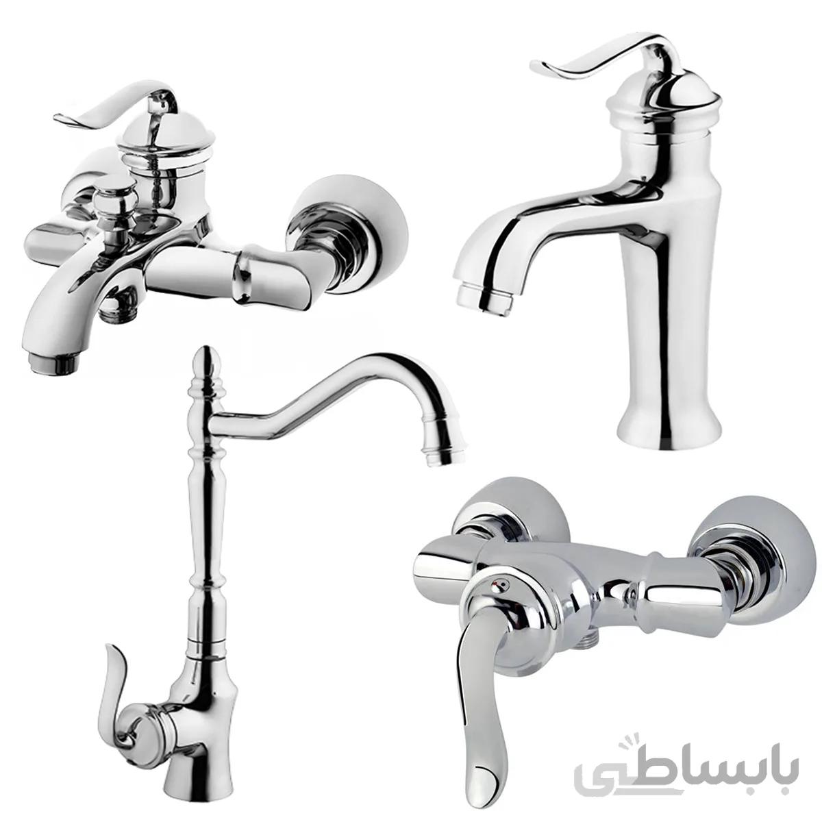 ست شیرالات بامبو کروم