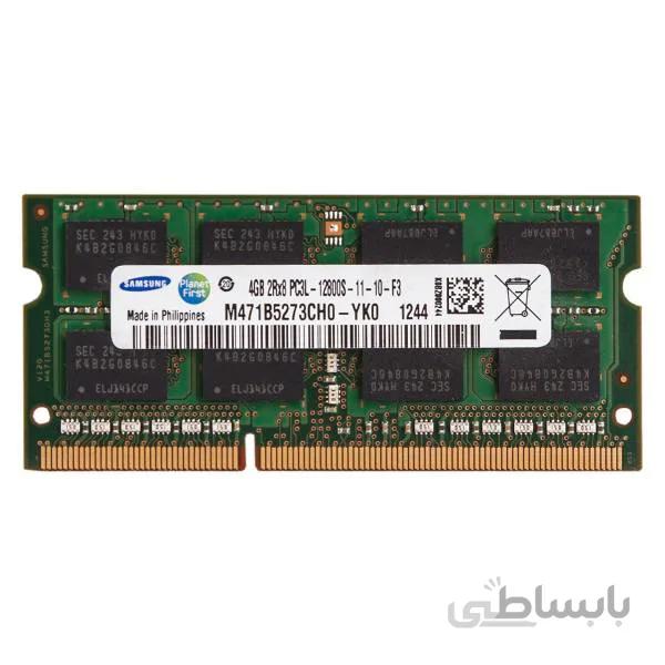 رم لپ تاپ سامسونگ SO-DIMM 4GB 1600MHz PC3L