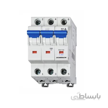 کلید مینیاتوری شراک – سه پل 40 آمپر تیپ C
