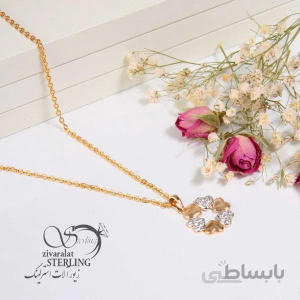 گردنبند زنانه طرح طلا کد 181323