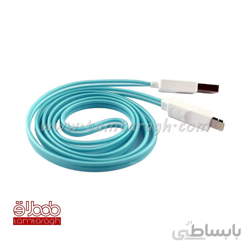 کابل تخت تبدیل لایتینگ (شارژر آیفون) به USB