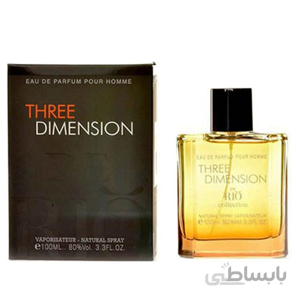 ادوپرفیوم مردانه ریو کالکشن مدل Three Dimension حجم 100ml