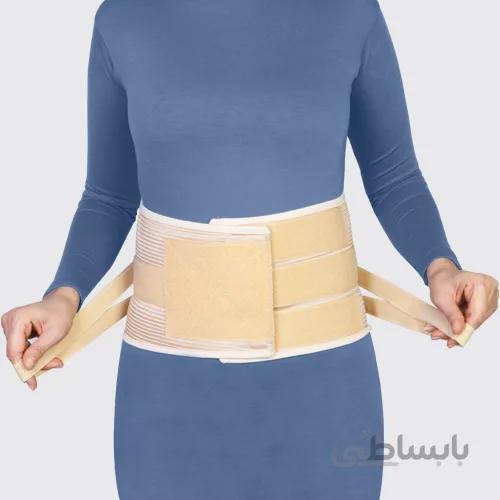 کمربند قرقرهای دو طرفه طب و صنعت 53700 ا Tebosanat Lumbo Sacral Belt With Pad