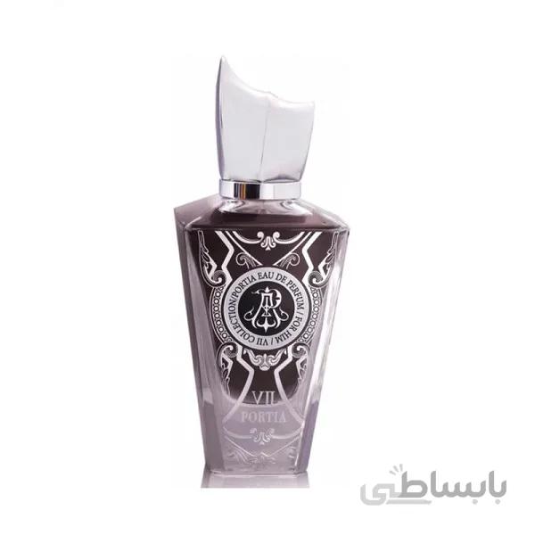 عطر مردانه پورتیا (Portia) مدل مشکی BLACK VII) VII) حجم 100 میل