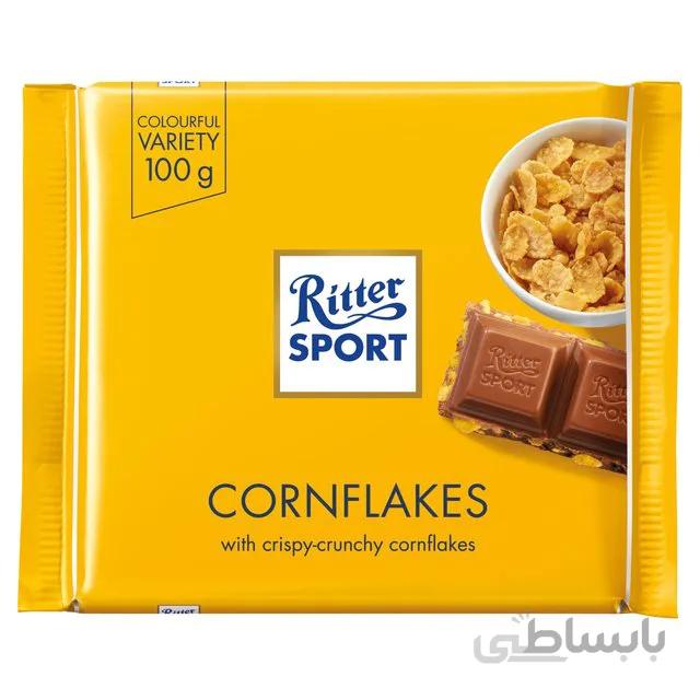 شکلات کورن فلکس ریتر اسپرت (ritter sport) 100 گرمی