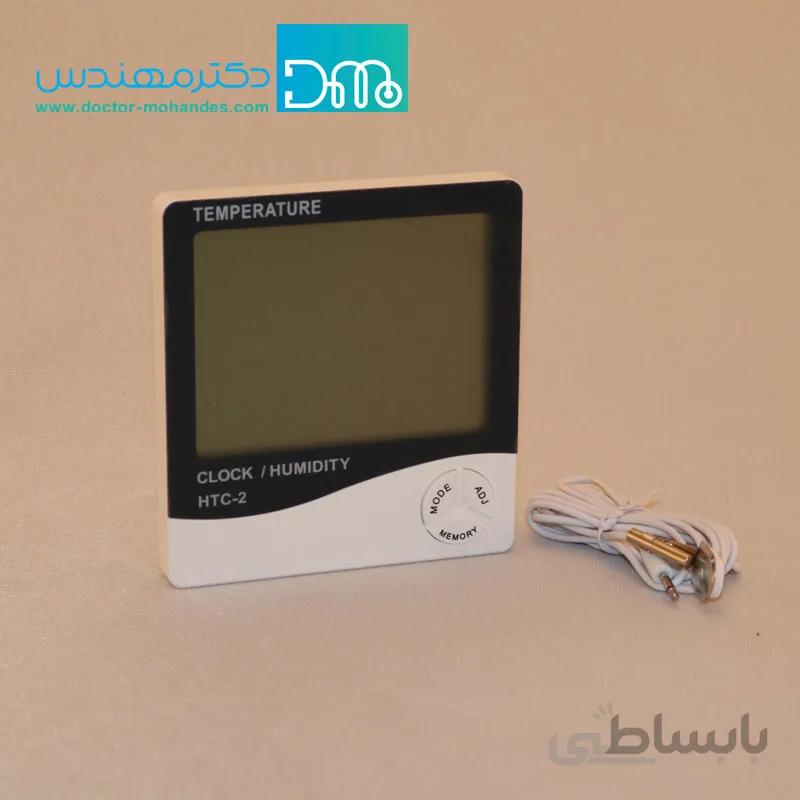 رطوبت و دماسنج دیجیتال دو سنسور